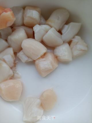 鲜贝炒饭的做法步骤：2