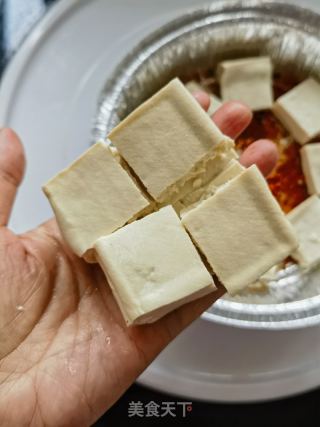 空气炸锅版铁板豆腐的做法步骤：8