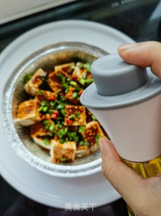 空气炸锅版铁板豆腐的做法步骤：16