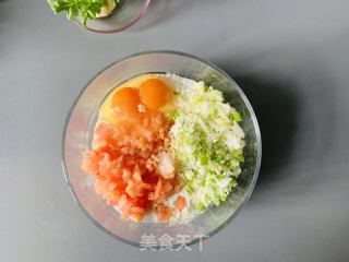 鸡蛋蔬菜饼的做法步骤：4