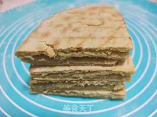 椒盐杂粮发面饼的做法步骤：11