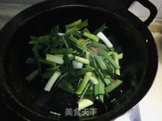 青蒜炒肉片的做法步骤：6