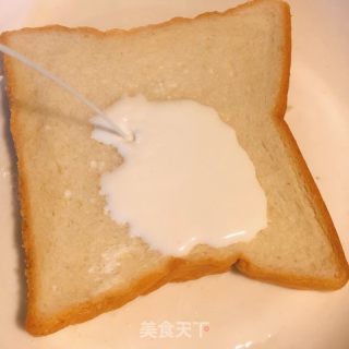 爆浆西多士的做法步骤：1