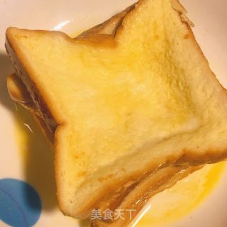 爆浆西多士的做法步骤：8