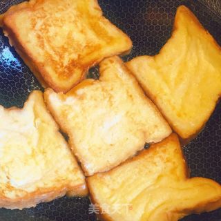爆浆西多士的做法步骤：9