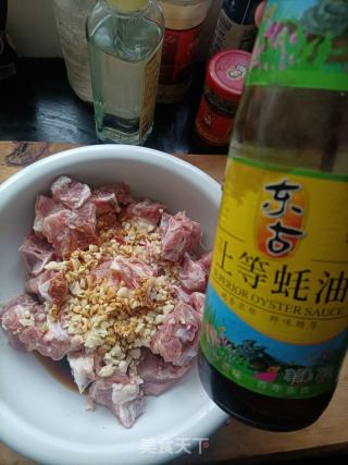蒜蓉豆豉排骨的做法步骤：7