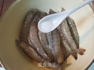 干煎虾的做法步骤：3