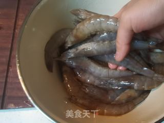 干煎虾的做法步骤：6