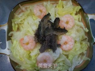 虾仁海参拌西生菜的做法步骤：9