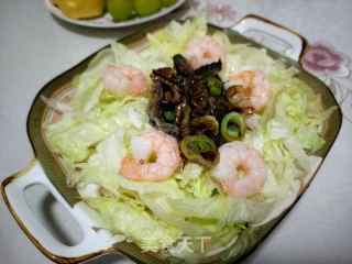 虾仁海参拌西生菜的做法步骤：14