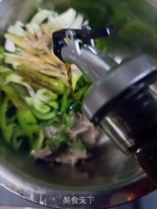 老虎菜拌羊肉的做法步骤：7