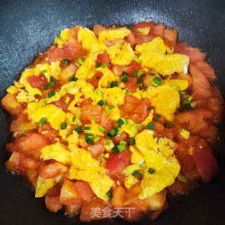 西红柿炒鸡蛋的做法步骤：7