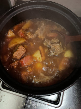 番茄土豆排骨汤的做法步骤：10