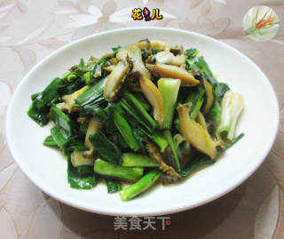 大蒜炒鲍鱼的做法