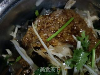 白菜粉皮拌鸡的做法步骤：15