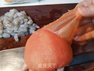 番茄虾仁疙瘩汤的做法步骤：2
