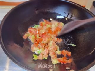 番茄虾仁疙瘩汤的做法步骤：11
