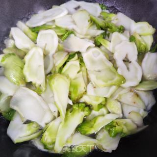 清炒儿菜的做法步骤：2
