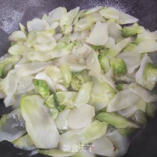 清炒儿菜的做法步骤：3
