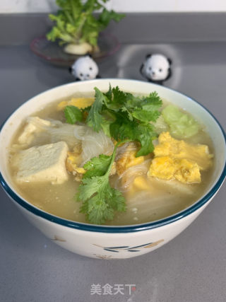 白菜豆腐汤的做法