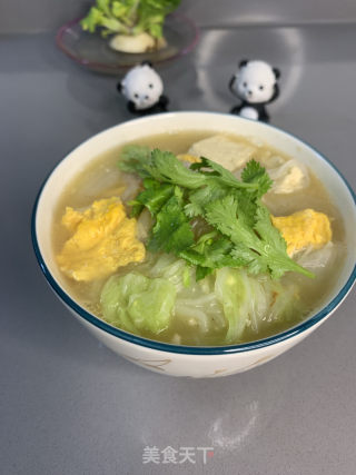 白菜豆腐汤的做法步骤：8