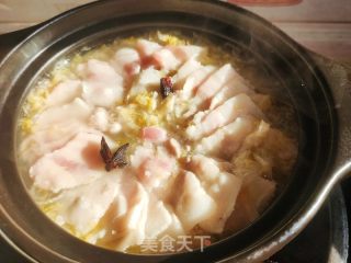 酸菜汆白肉的做法步骤：6