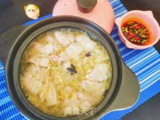 酸菜汆白肉的做法步骤：8