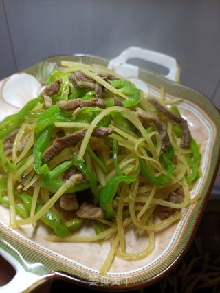 薄皮椒炒土豆丝的做法步骤：19