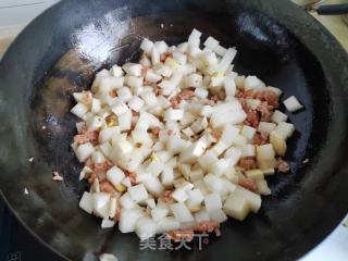 肉末烧萝卜豆腐的做法步骤：6