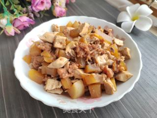 肉末烧萝卜豆腐的做法步骤：10