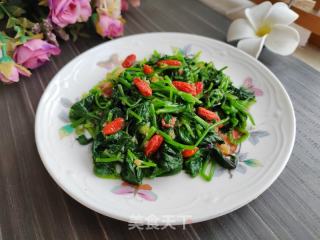 凉拌菠菜的做法