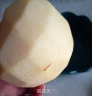 酸奶拌奶油富士的做法步骤：2