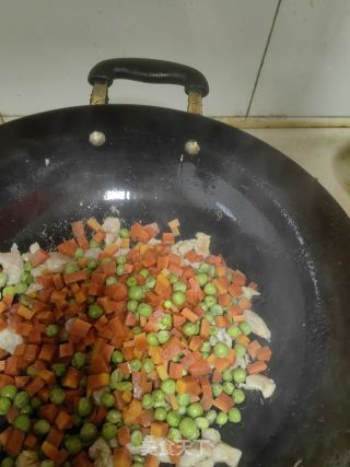 鸡肉蔬菜丁的做法步骤：7