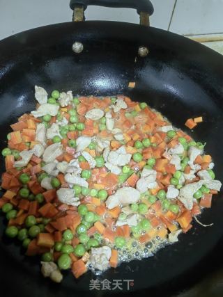 鸡肉蔬菜丁的做法步骤：9