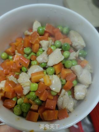 鸡肉蔬菜丁的做法步骤：11