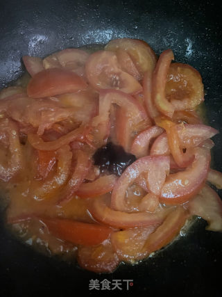 番茄炒牛肉的做法步骤：5