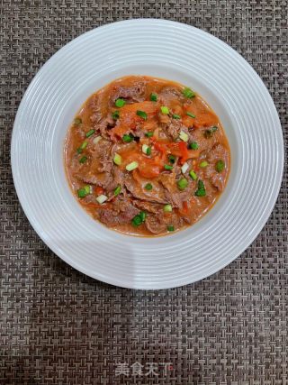 番茄炒牛肉的做法步骤：11