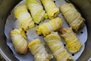 虾滑白菜卷的做法步骤：3