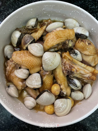 白贝鸡煲的做法步骤：8