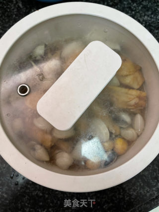 白贝鸡煲的做法步骤：9