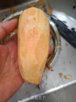 花豇豆红薯粥的做法步骤：1