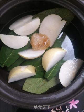 梨子枇杷叶汤的做法步骤：2