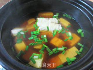肉面结豆腐汤的做法步骤：8