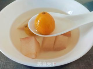 金橘冰糖雪梨汤的做法步骤：7