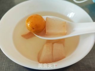 金橘冰糖雪梨汤的做法步骤：8