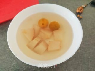 金橘冰糖雪梨汤的做法步骤：9