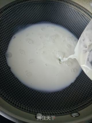 核桃牛奶燕麦粥的做法步骤：2