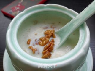 核桃牛奶燕麦粥的做法步骤：9