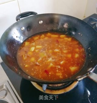 家常肉沫土豆的做法步骤：5