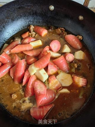 胡萝卜烧牛肉的做法步骤：6